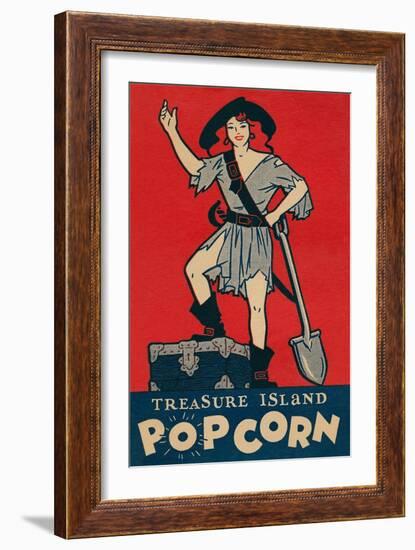 Treasure Island Popcorn Poster-null-Framed Giclee Print