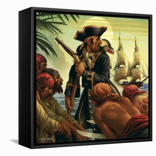 Treasure Island-Dan Craig-Framed Premier Image Canvas