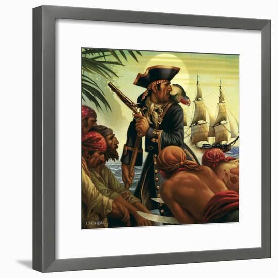 Treasure Island-Dan Craig-Framed Giclee Print