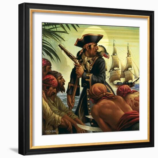 Treasure Island-Dan Craig-Framed Giclee Print