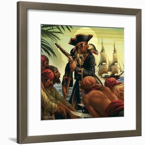 Treasure Island-Dan Craig-Framed Giclee Print