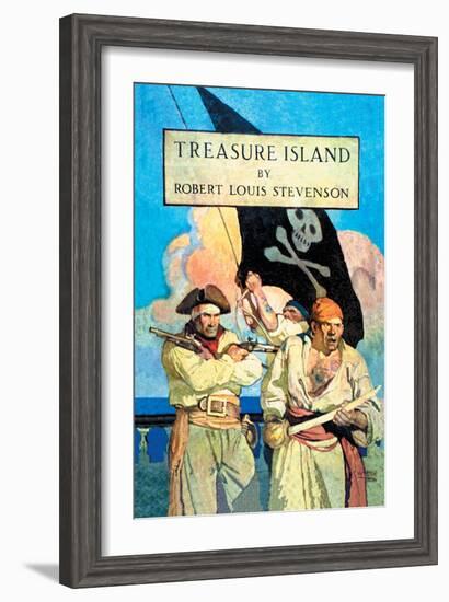 Treasure Island-Newell Convers Wyeth-Framed Art Print