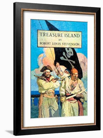 Treasure Island-Newell Convers Wyeth-Framed Art Print