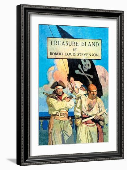 Treasure Island-Newell Convers Wyeth-Framed Art Print