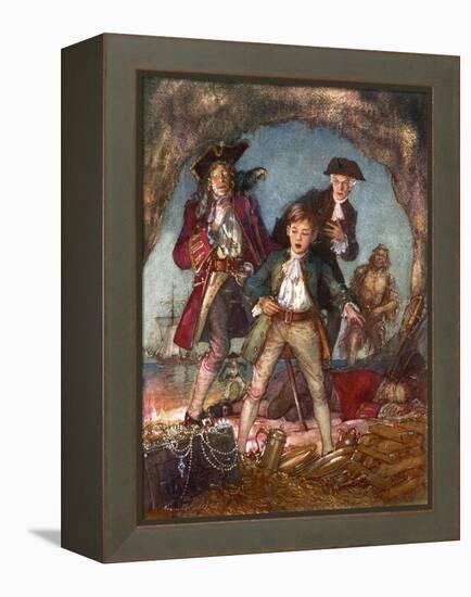 Treasure Island-John Millar Watt-Framed Premier Image Canvas