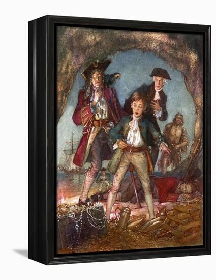 Treasure Island-John Millar Watt-Framed Premier Image Canvas