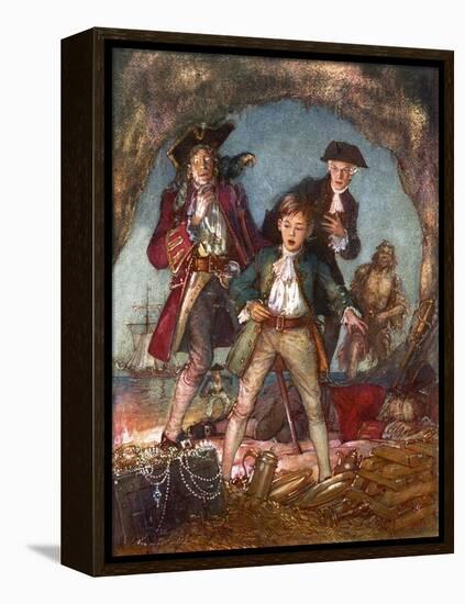 Treasure Island-John Millar Watt-Framed Premier Image Canvas