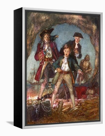 Treasure Island-John Millar Watt-Framed Premier Image Canvas