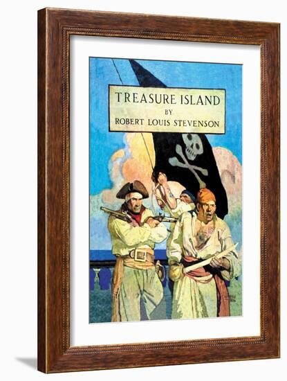 Treasure Island-Newell Convers Wyeth-Framed Art Print