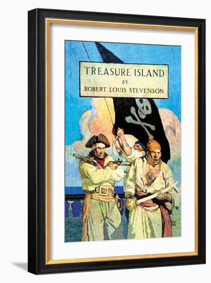 Treasure Island-Newell Convers Wyeth-Framed Art Print