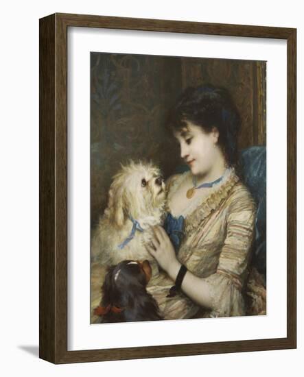 Treasured Pets-Albert Ludovici-Framed Giclee Print