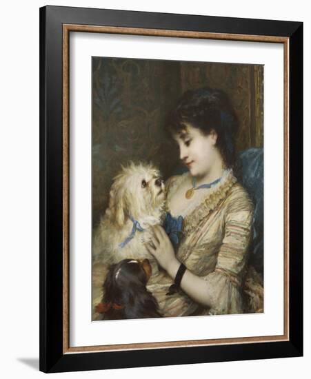 Treasured Pets-Albert Ludovici-Framed Giclee Print