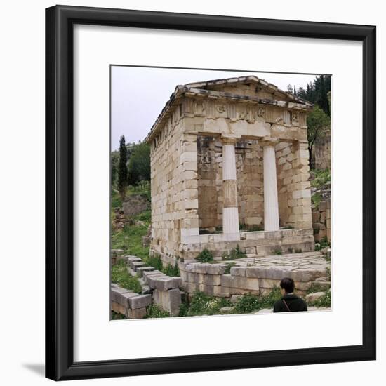 Treasury of the Athenians in Delphi, 5th century BC-Unknown-Framed Photographic Print