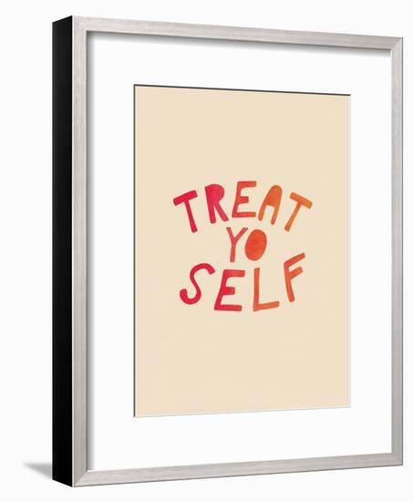 Treat Yo Self-null-Framed Art Print