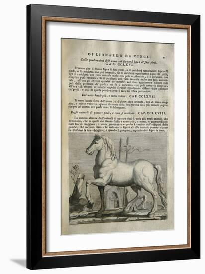 Treatise on Painting'-Leonardo da Vinci-Framed Art Print