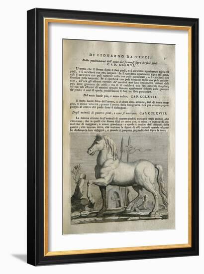 Treatise on Painting'-Leonardo da Vinci-Framed Art Print