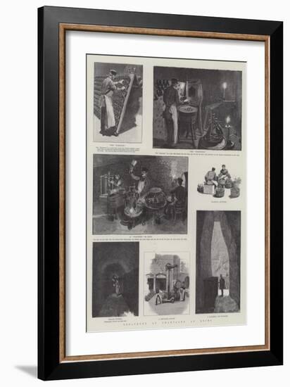 Treatment of Champagne at Reims-null-Framed Giclee Print