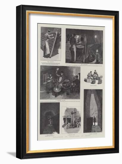 Treatment of Champagne at Reims-null-Framed Giclee Print