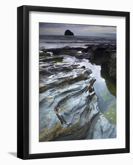 Trebarwith Strand, Cornwall, England, United Kingdom, Europe-Jeremy Lightfoot-Framed Photographic Print