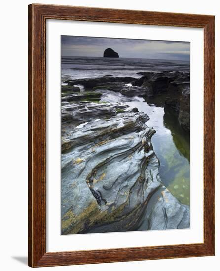 Trebarwith Strand, Cornwall, England, United Kingdom, Europe-Jeremy Lightfoot-Framed Photographic Print