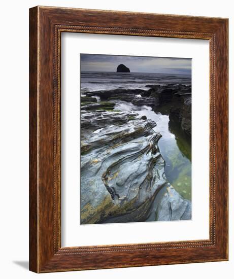 Trebarwith Strand, Cornwall, England, United Kingdom, Europe-Jeremy Lightfoot-Framed Photographic Print