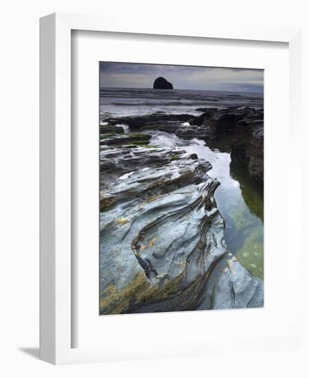 Trebarwith Strand, Cornwall, England, United Kingdom, Europe-Jeremy Lightfoot-Framed Photographic Print