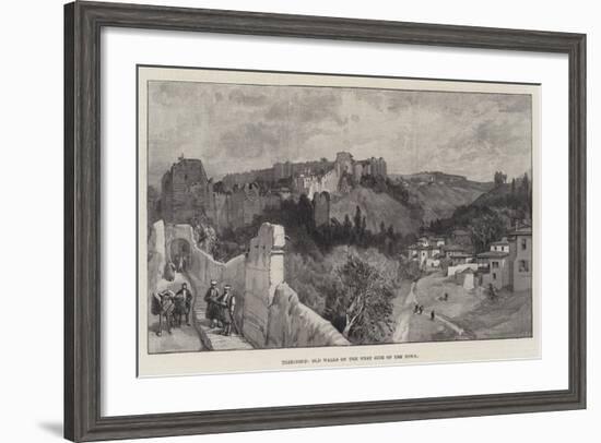 Trebizond, Old Walls on the West Side of the Town-null-Framed Giclee Print