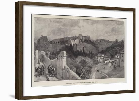 Trebizond, Old Walls on the West Side of the Town-null-Framed Giclee Print