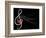 Treble Love and Music Notes-fat_fa_tin-Framed Art Print