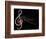 Treble Love and Music Notes-fat_fa_tin-Framed Art Print