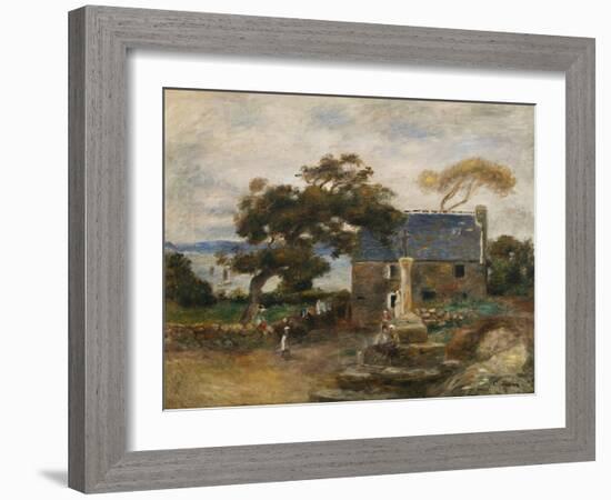 Treboul, Near Douardenez, Brittany; Treboul, Pres De Douardenez, Bretagne, 1895-Pierre-Auguste Renoir-Framed Giclee Print