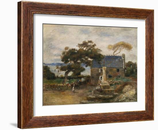 Treboul, Near Douardenez, Brittany; Treboul, Pres De Douardenez, Bretagne, 1895-Pierre-Auguste Renoir-Framed Giclee Print