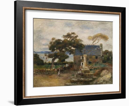 Treboul, Near Douardenez, Brittany; Treboul, Pres De Douardenez, Bretagne, 1895-Pierre-Auguste Renoir-Framed Giclee Print