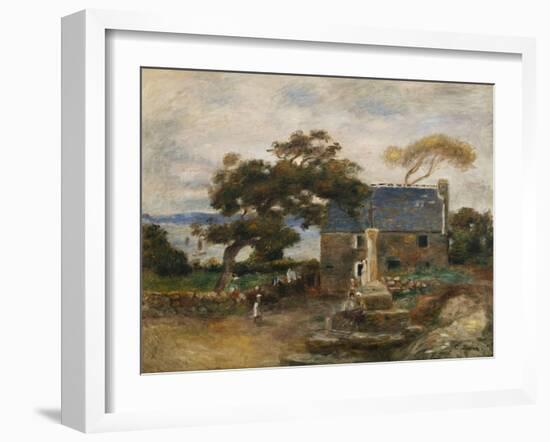 Treboul, Near Douardenez, Brittany; Treboul, Pres De Douardenez, Bretagne, 1895-Pierre-Auguste Renoir-Framed Giclee Print