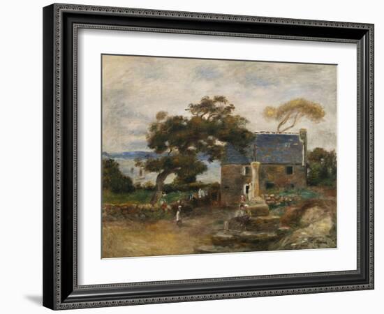 Treboul, Near Douardenez, Brittany; Treboul, Pres De Douardenez, Bretagne, 1895-Pierre-Auguste Renoir-Framed Giclee Print