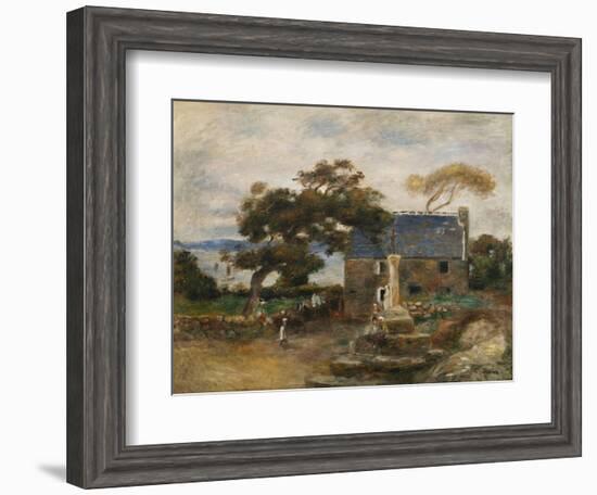 Treboul, Near Douardenez, Brittany; Treboul, Pres De Douardenez, Bretagne, 1895-Pierre-Auguste Renoir-Framed Giclee Print