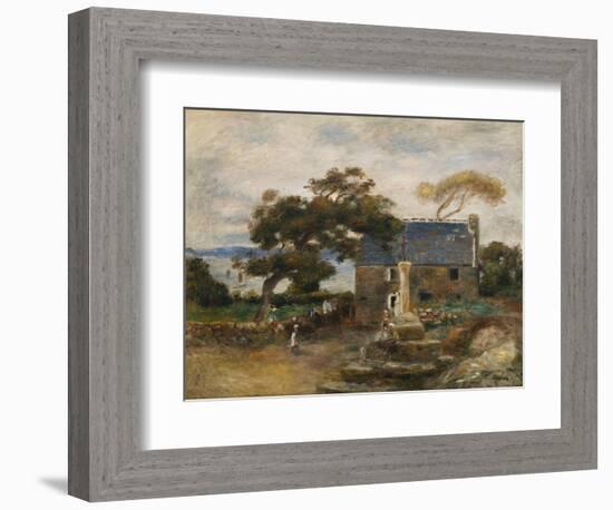Treboul, Near Douardenez, Brittany; Treboul, Pres De Douardenez, Bretagne, 1895-Pierre-Auguste Renoir-Framed Giclee Print
