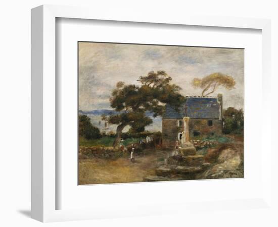 Treboul, Near Douardenez, Brittany; Treboul, Pres De Douardenez, Bretagne, 1895-Pierre-Auguste Renoir-Framed Giclee Print