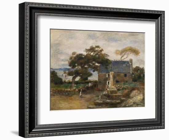 Treboul, Near Douardenez, Brittany; Treboul, Pres De Douardenez, Bretagne, 1895-Pierre-Auguste Renoir-Framed Giclee Print