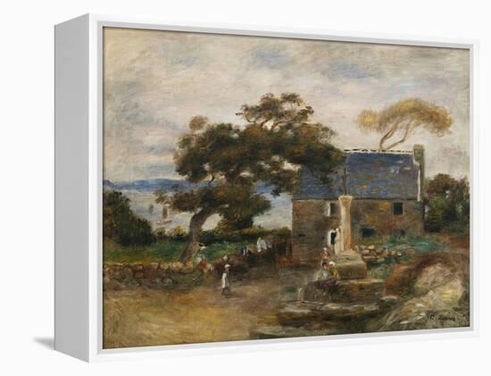 Treboul, Near Douardenez, Brittany; Treboul, Pres De Douardenez, Bretagne, 1895-Pierre-Auguste Renoir-Framed Premier Image Canvas