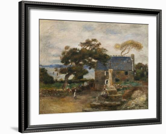 Treboul, Near Douardenez, Brittany; Treboul, Pres De Douardenez, Bretagne, 1895-Pierre-Auguste Renoir-Framed Giclee Print