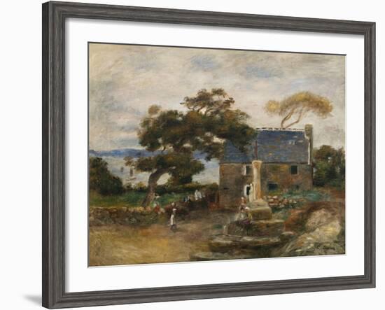 Treboul, Near Douardenez, Brittany; Treboul, Pres De Douardenez, Bretagne, 1895-Pierre-Auguste Renoir-Framed Giclee Print