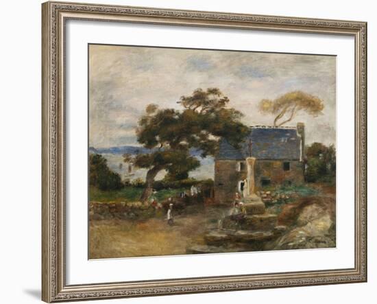 Treboul, Near Douardenez, Brittany; Treboul, Pres De Douardenez, Bretagne, 1895-Pierre-Auguste Renoir-Framed Giclee Print