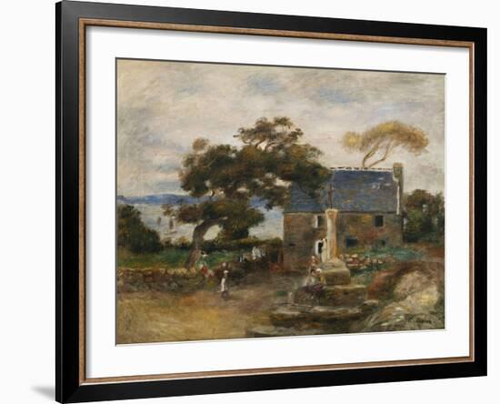 Treboul, Near Douardenez, Brittany; Treboul, Pres De Douardenez, Bretagne, 1895-Pierre-Auguste Renoir-Framed Giclee Print