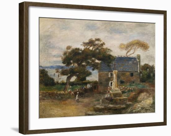 Treboul, Near Douardenez, Brittany; Treboul, Pres De Douardenez, Bretagne, 1895-Pierre-Auguste Renoir-Framed Giclee Print