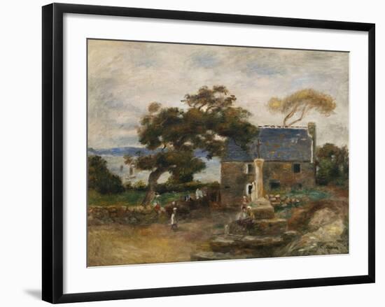 Treboul, Near Douardenez, Brittany; Treboul, Pres De Douardenez, Bretagne, 1895-Pierre-Auguste Renoir-Framed Giclee Print