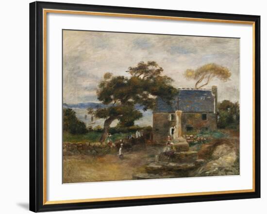 Treboul, Near Douardenez, Brittany; Treboul, Pres De Douardenez, Bretagne, 1895-Pierre-Auguste Renoir-Framed Giclee Print