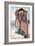 Tree and House-Amedeo Modigliani-Framed Art Print