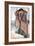 Tree and House-Amedeo Modigliani-Framed Art Print