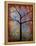 Tree Art Feathered Friends-Blenda Tyvoll-Framed Stretched Canvas